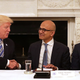 Microsoft Satya Nadella meeting with the president nearly one year ago to the day.